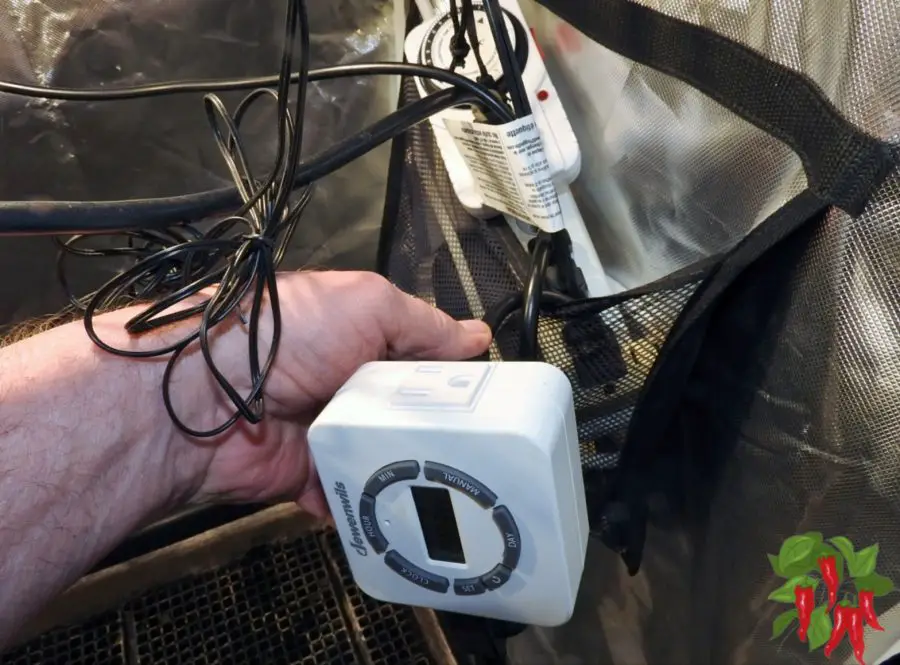 timers for lights and watering